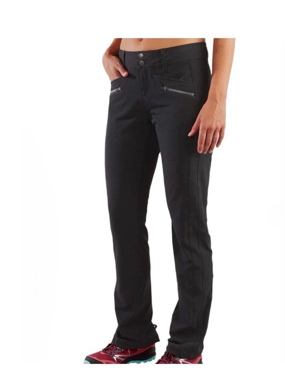 Title Nine Women's Black hiking outdoor brave Straight-Leg pants size 4